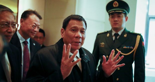 phillipinepresidentrodrigodutertearrivesinchina
